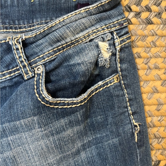 Women's Blue Jean Vigoss Capris,‎ Size 11 - Picture 4 of 7